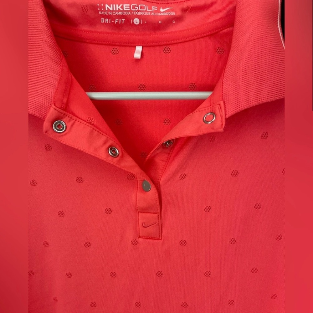 Pink Nike Golf DRI Fit Top - Picture 2 of 9
